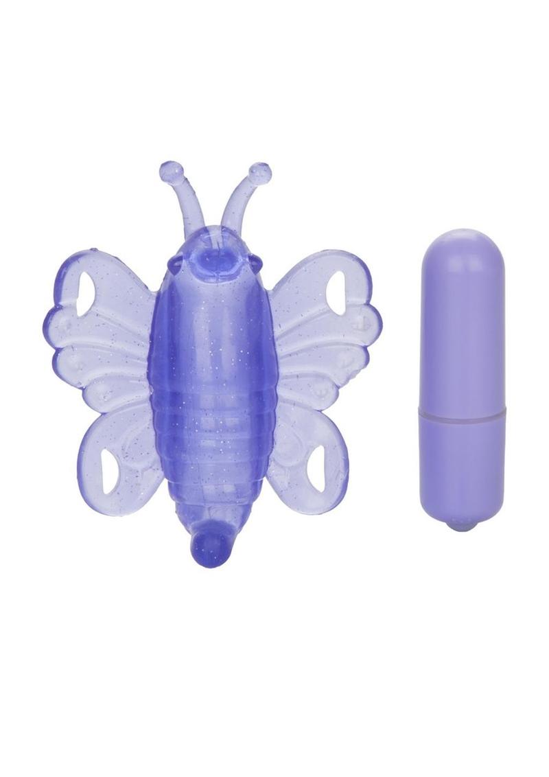 Venus Butterfly Mini Wireless Strap-On - Purple