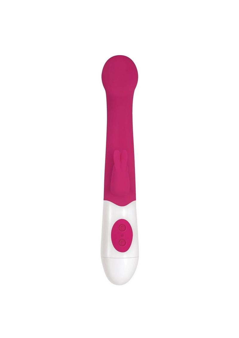 Adam & Eve Bunny Love Silicone G Rabbit Vibrator - Pink