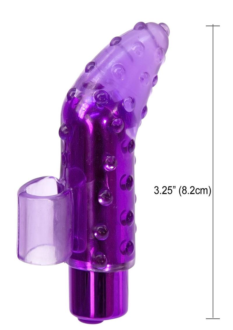 PowerBullet Frisky Finger Rechargeable Finger Massager - Purple