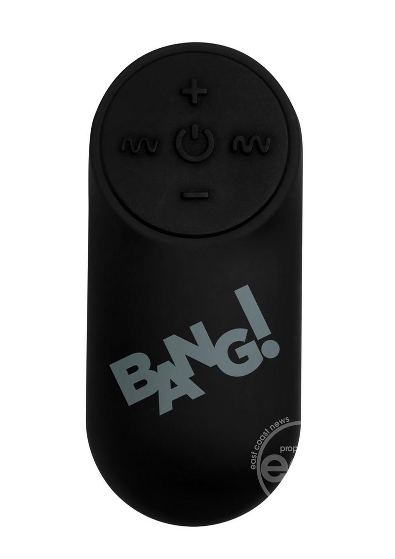 Bang! Vibrating Bullet with Remote Control - Purple