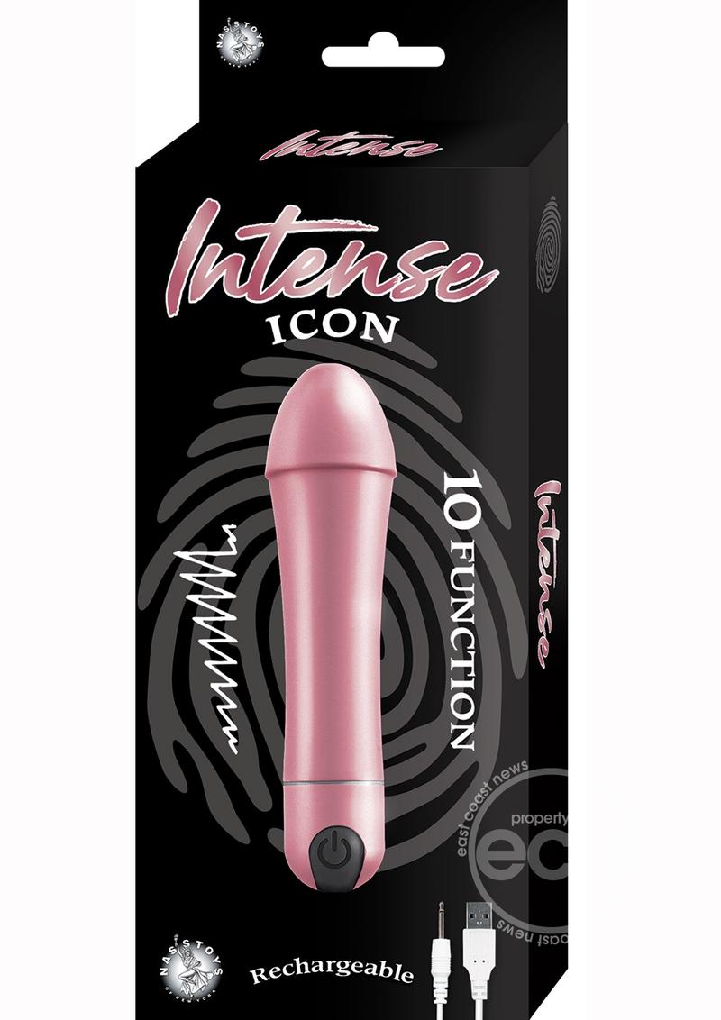 Intense Icon 10 Function Rechargeable Vibrator - Copper