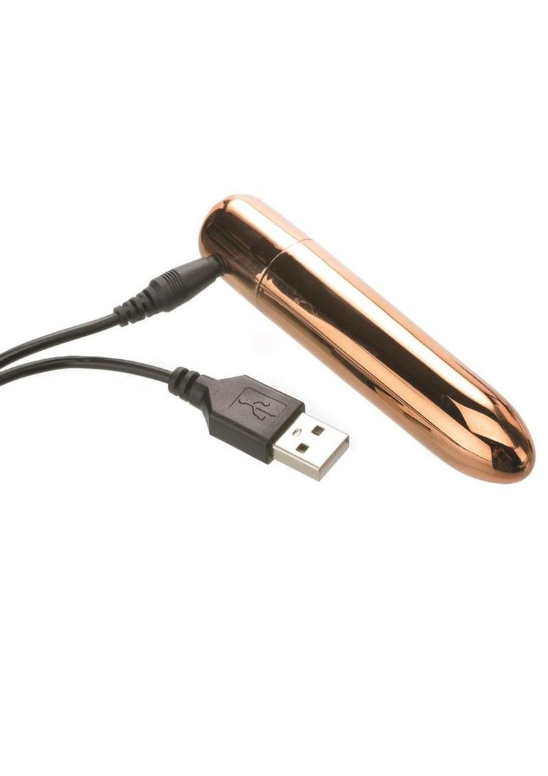 Adam & Eve Eve's Copper Cutie Rechargeable Bullet Vibrator - Copper