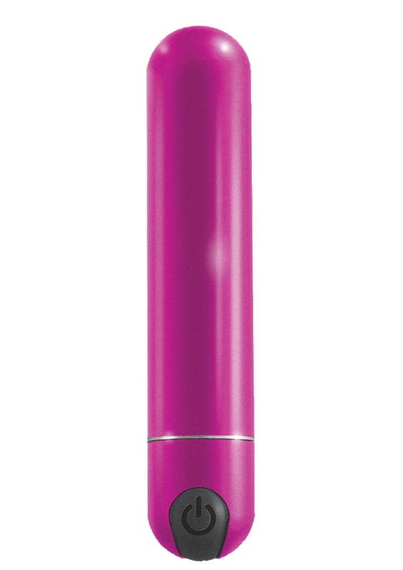 Intense Travelers Aluminum Rechargeable Vibrator - Magenta
