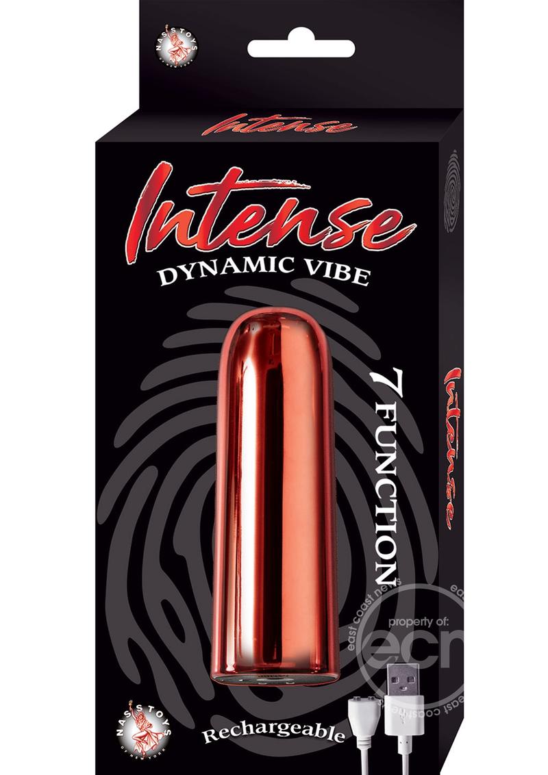 Intense Dynamic Rechargeable Vibe - Red