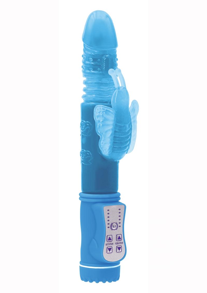 Firefly Lola Glow In The Dark Thrusting & Rotating Rabbit - Blue