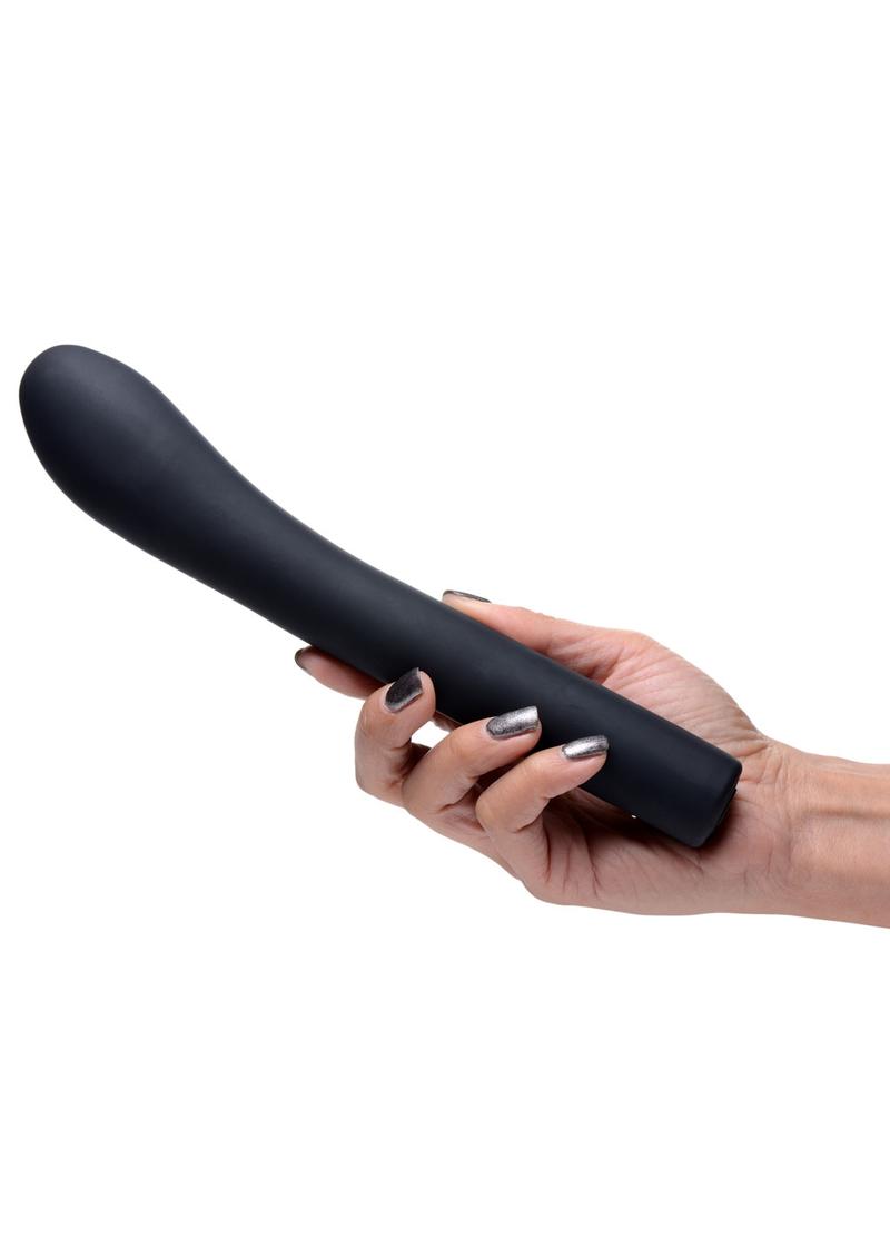 Inmi 5 Star Come Hither Silicone Rechargeable G-Spot Vibrator - Black
