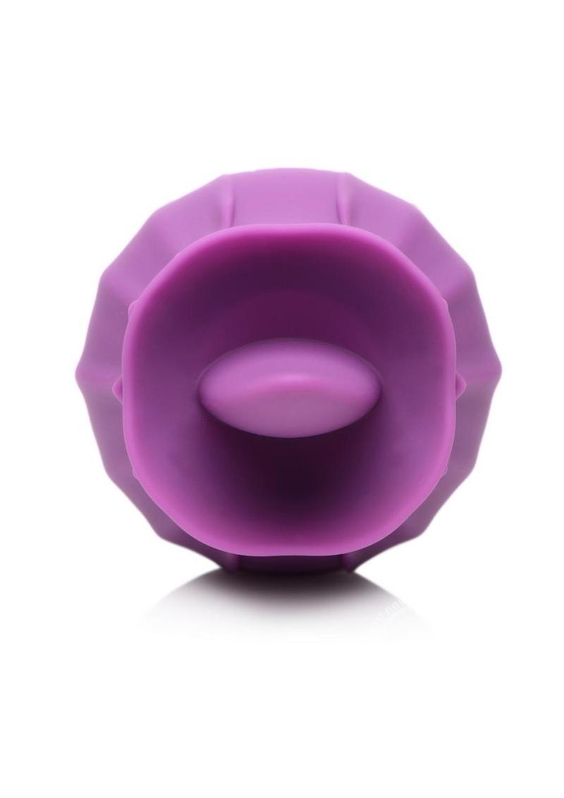 Inmi Bloomgasm Wild Violet 10x Silicone Rechargeable Licking Clit Stimulator - Violet