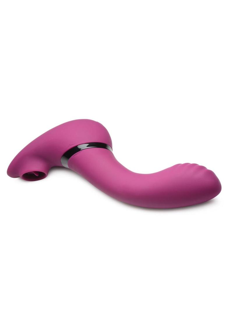 Inmi 7X Swivel Licker 180 Rotating Silicone Licking Vibrator - Pink
