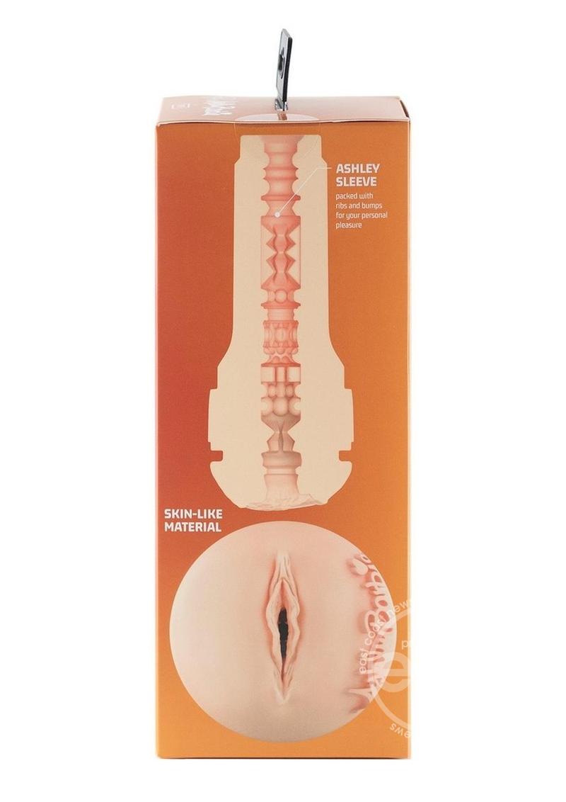 Kiiroo Feel Ashley Barbie Stroker Interactive Masturbator - Pussy - Black/Vanilla