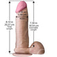 The Realistic Cock Ultraskyn Dildo 8in - Vanilla