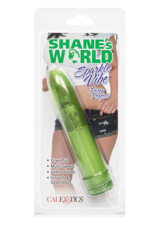 Shanes's World Sparkle Vibrator - Green