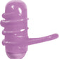 Tongue Dinger Vibrating Tongue Ring - Purple