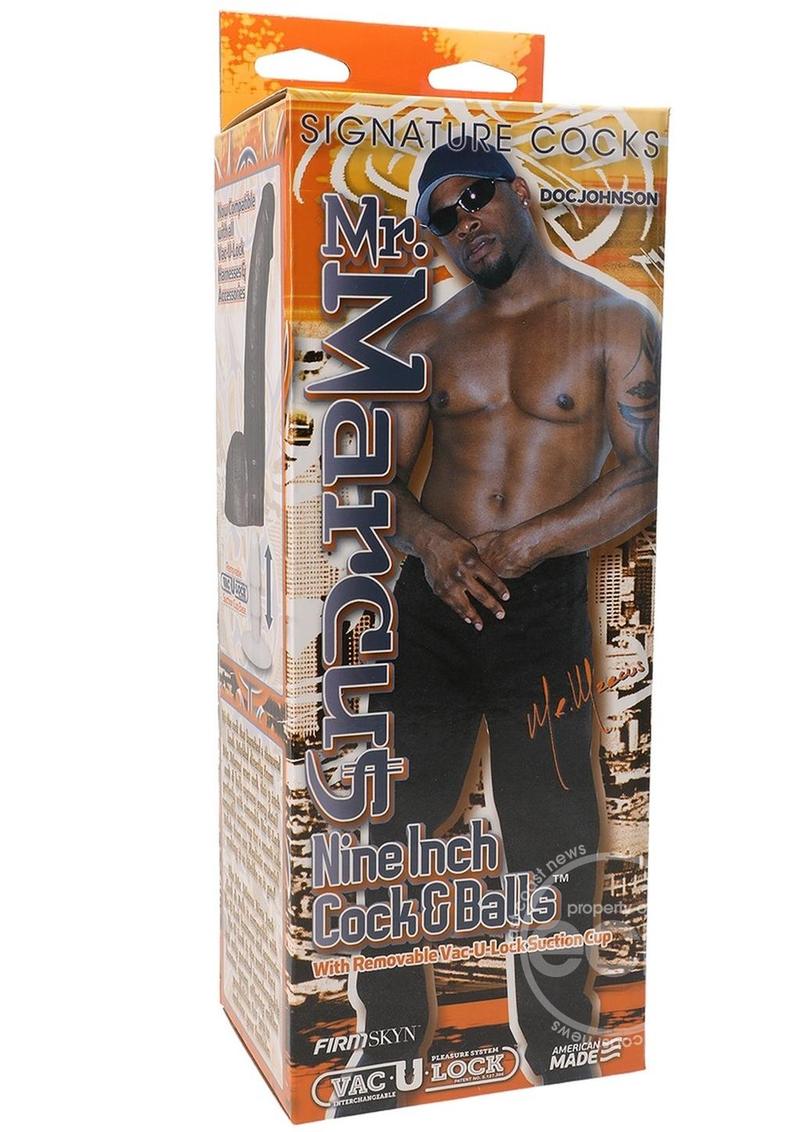 Mr. Marcus R5 Cock & Balls 9in - Chocolate