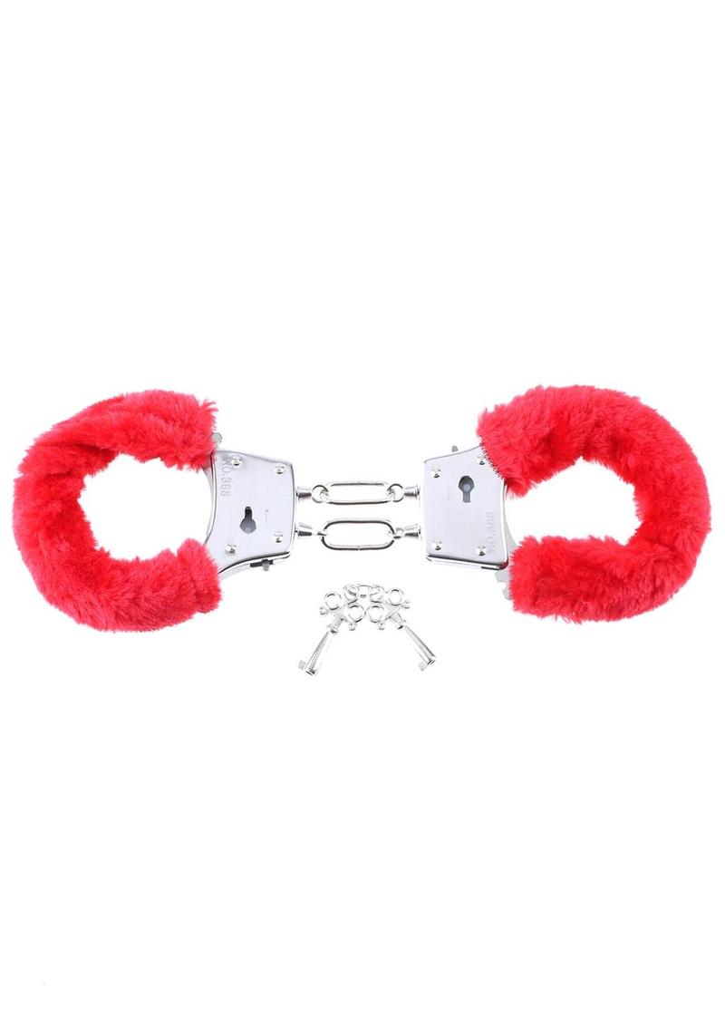 Fetish Fantasy Series Beginner's Furry Cuffs - Red