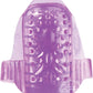 Ling O Vibrating Tongue Ring Silicone Waterproof Purple