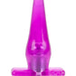 Mini Vibro Tease Vibrating Butt Plug - Pink