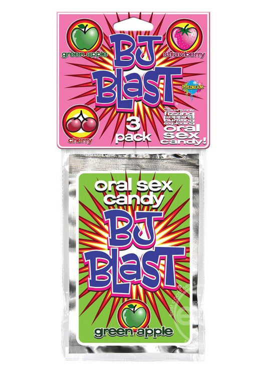 BJ Blast Oral Sex Candy 3 Pack Assorted Flavors