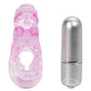 Lovers Delight Ele Vibrating Cock Ring with Clitoral Stimulation - Purple