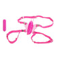 Venus Butterfly Mini Wireless Strap-On - Pink