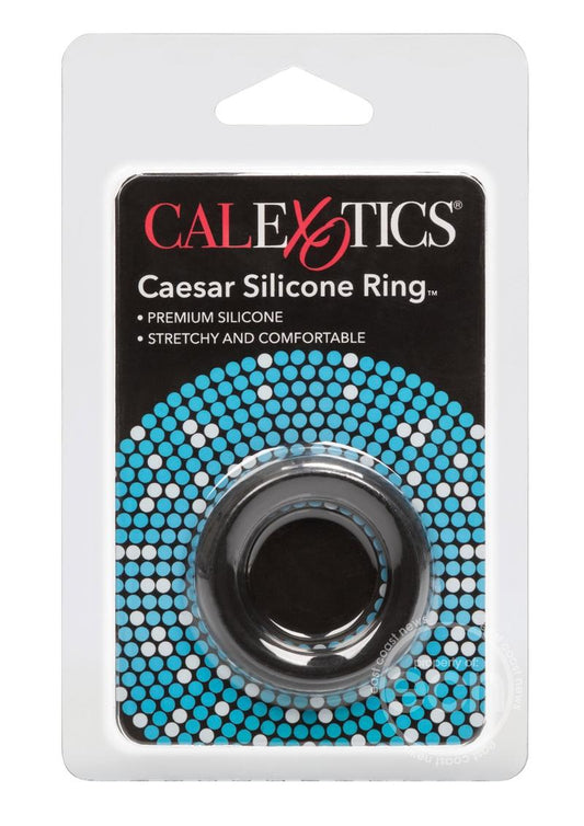 Caesar Silicone Cock Ring - Black