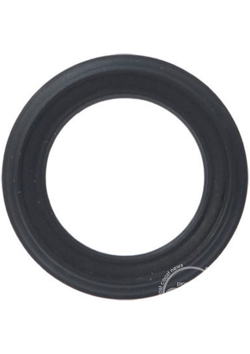 Caesar Silicone Cock Ring - Black