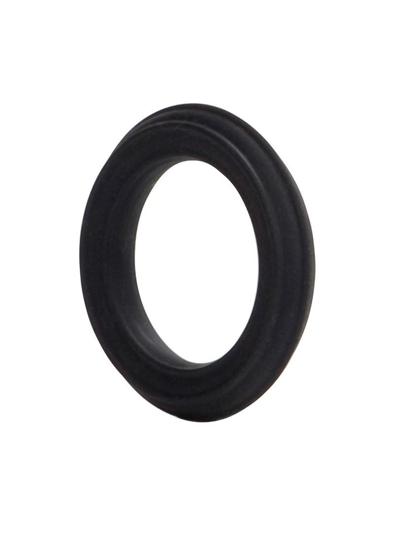 Caesar Silicone Cock Ring - Black