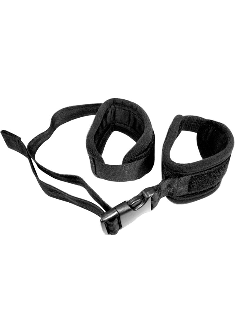 Sex & Mischief Adjustable Handcuffs - Black