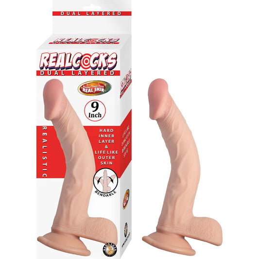 REALCOCKS DUAL LAYERED 9″-WHITE – #3092-1