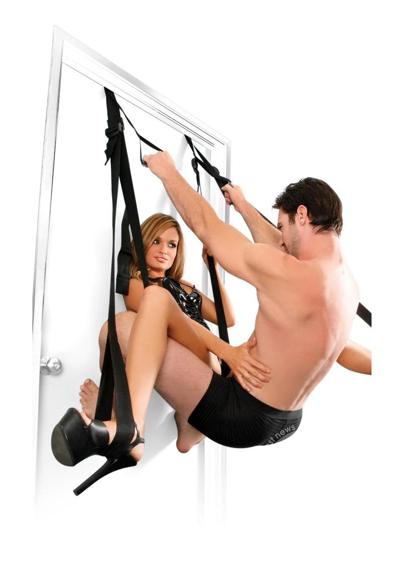 Fetish Fantasy Series Deluxe Fantasy Door Swing - Black