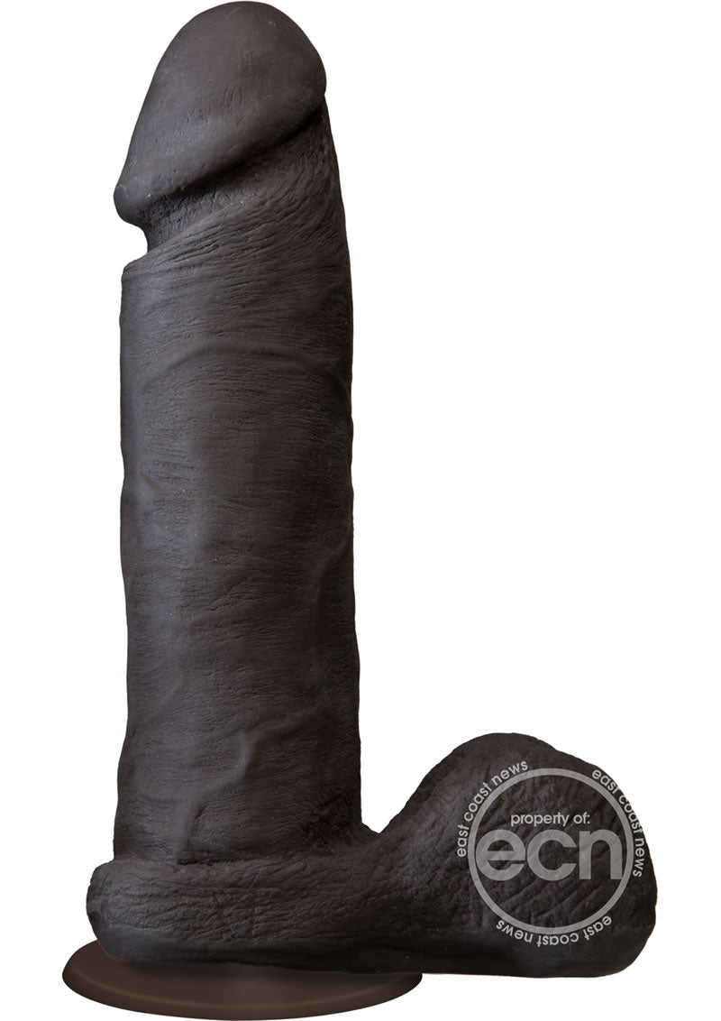 The Realistic Cock Ultraskyn Dildo 8in - Chocolate