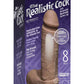 The Realistic Cock Ultraskyn Dildo 8in - Caramel