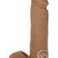 The Realistic Cock Ultraskyn Dildo 8in - Caramel