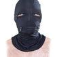 Fetish Fantasy Series Zipper Face Spandex Hood Black