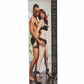 Sportsheets Expandable Spreader Bar and Cuffs Set - Silver/Black