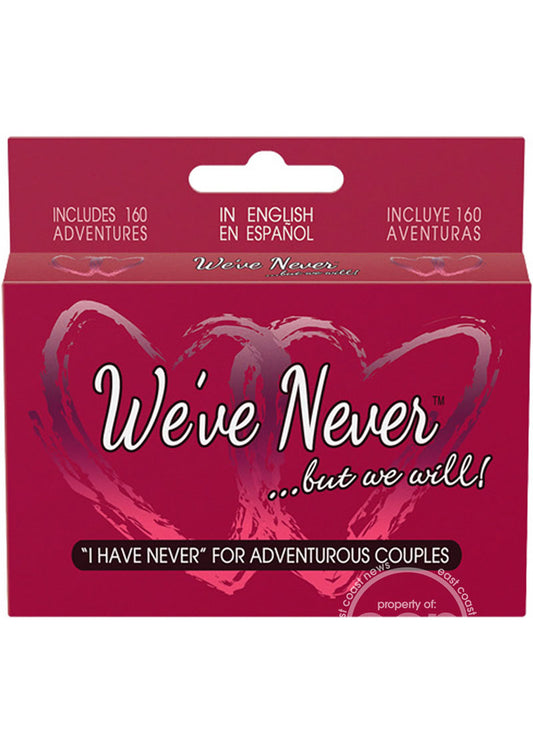 We've Never ...But We Will - Couples Card Game