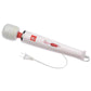 Adam & Eve Plug-In Magic Wand Massager - White and Red