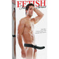 Fetish Fantasy Series Hollow Strap-On Dildo and Adjustable Harness 8in - Black