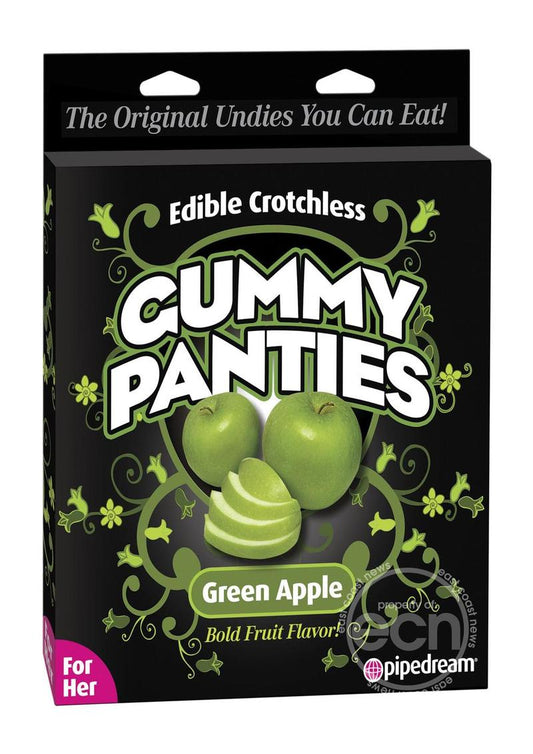 Edible Crotchless Gummy Panties - Green Apple