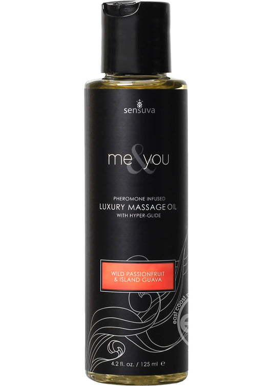 Me And You Pheromone Infused Luxury Massage Oil Wild Passionfruit Island Guava 4.2oz