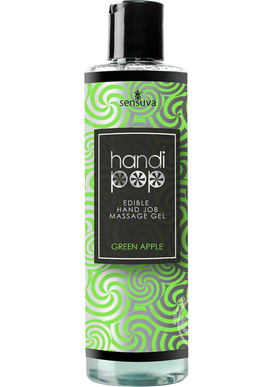 HandiPop Edible Hand Job Massage Gel Green Apple 4.2oz