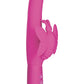 Fluttering Butterfly Silicone Rabbit Vibrator - Pink