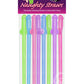 Glowing Naughty Straws - Assorted Colors (8 per pack)