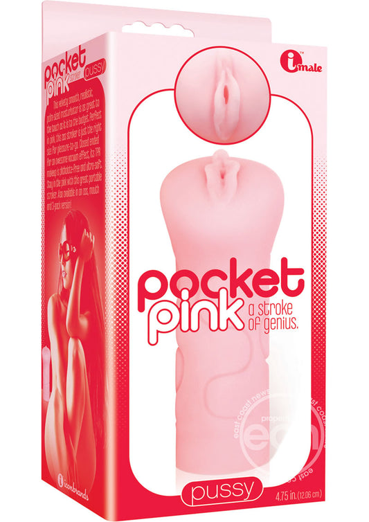 The 9's - Pocket Pink Mini Pussy Masturbator - Pink