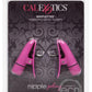 Nipple Play Nipplettes Vibrating Nipple Clamps - Pink