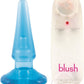 B Yours Basic Vibrating Butt Plug with Remote Control - Blue