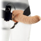 ME YOU US The Extender Plus Vibrating Hollow Strap-On - Vanilla