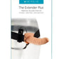 ME YOU US The Extender Plus Vibrating Hollow Strap-On - Vanilla