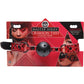 Master Series - Crimson Tied Gagged Breathable Ball Gag - Red & Black