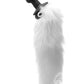 Tailz Vibrating Fox Tail Anal Plug - White