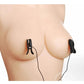 Frisky Power Pinchers 10 Mode Vibrating Nipple Clamps - Black